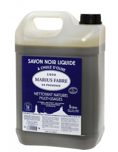 Marius Fabre 529 - Limpiador multiusos con aceite de aceitunas, 5 l, color negro