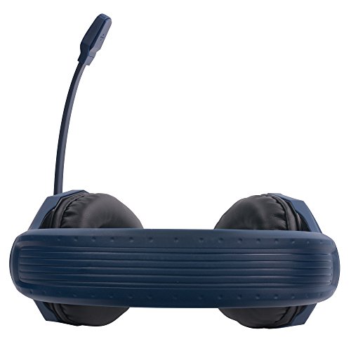 MARSGAMING MHBC Auriculares Gaming del FC Barcelona Lassa (micrófono Plegable, 40mm neodimio, Diadema Ajustable, Producto Oficial Euroliga), Azul