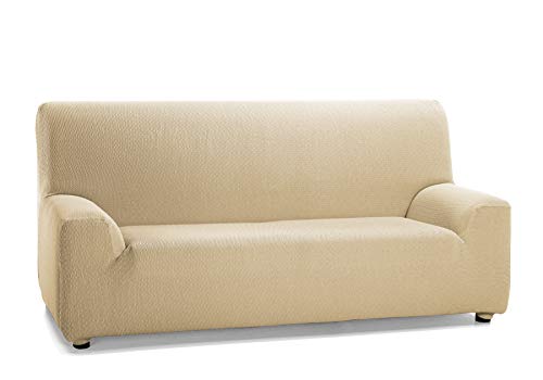 Martina Home Tunez - Funda elástica para sofá, Beige, 4 Plazas (240-270 cm)