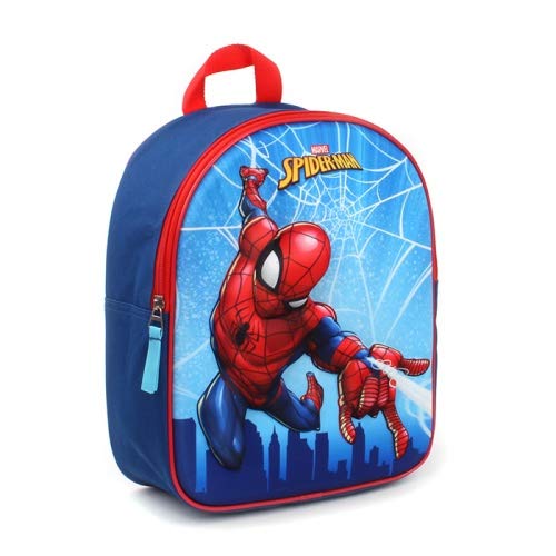 Marvel Spider-Man Mochila Infantil, 31 cm, 9 Liters, Azul (Blue)