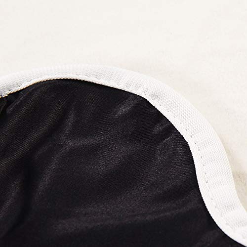 Máscara de ojos portátil para hombres y mujeres, la belleza de Ginkgo Biloba hojas en la parte inferior blanca, la mejor máscara de sueño para viajes, siesta, te dará el mejor ambiente de sueño