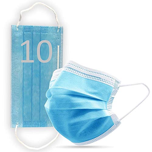 Máscara quirúrgica, bolsa de sellado, higiénica para la cara, protección de la salud, uso médico en el coche azul M