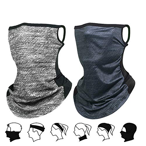 Mascarilla multifuncional para la cara de la bandana, lavable, reutilizable, de tela, para el cuello, protección UV, máscara facial para motocicleta, correr, senderismo, pesca, yoga