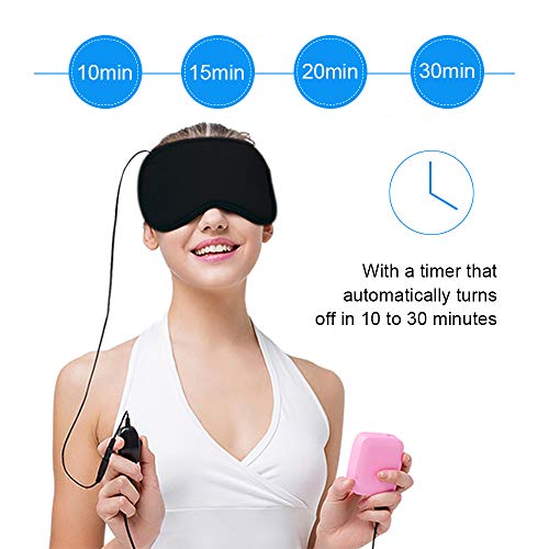 Mascarilla ocular Steam USB para aliviar el estrés ocular, tratamiento terapéutico cálido para el ojo seco, blefaritis, orzuelos