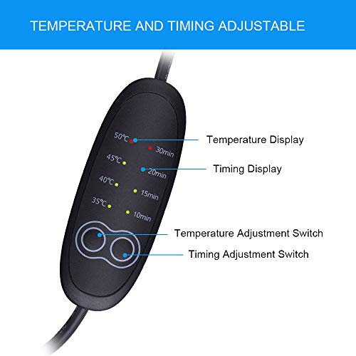 Mascarilla ocular Steam USB para aliviar el estrés ocular, tratamiento terapéutico cálido para el ojo seco, blefaritis, orzuelos