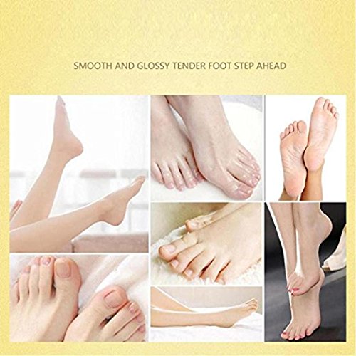 Mascarilla Pies,Exfoliante Pies Máscara,Peeling Pies,Máscara Para Pies,Foot Mask,Quita Cutículas y Callos,eliminar la piel muerta foot peeling mask,Calcetín Exfoliante de Pies Suaves 2 pares,Papaya
