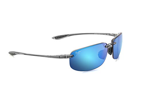 Maui Jim Hookipa 807 Gafas de Sol, Azul (Smoke Grey (B407-11), 64/17/130