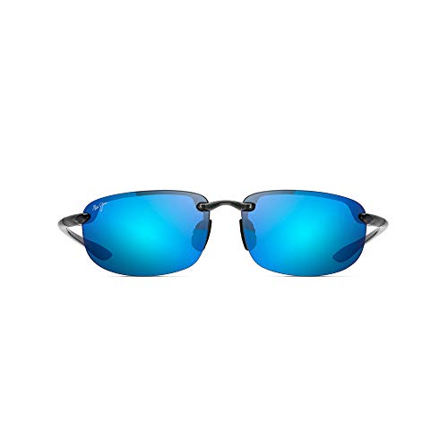 Maui Jim Hookipa 807 Gafas de Sol, Azul (Smoke Grey (B407-11), 64/17/130