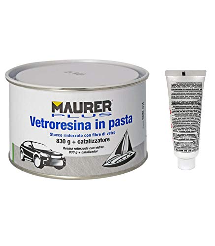 MAURER 14075020 Masilla Fibra Vidrio 500 ml. (Con Endurecedor)