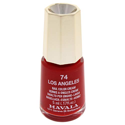 Mavala Mini Colors Pintauñas | Esmalte de Uñas | Laca de Uñas | 47 Colores Diferentes, Color L.Angeles 074 (Rojo), 5 ml