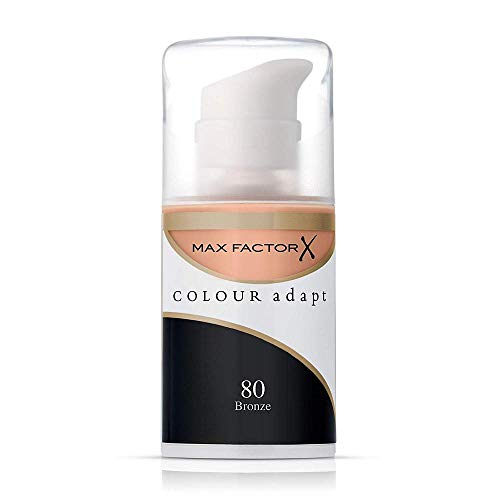 Max factor - Colour adapt, maquillaje adaptativo, tono 80 bronce, 34 ml