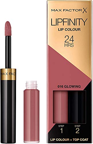 Max Factor Pack Lipfinity Classic Pintalabios, Tonos: 110 Passionate + 016 Glowing + 125 So Glamourous