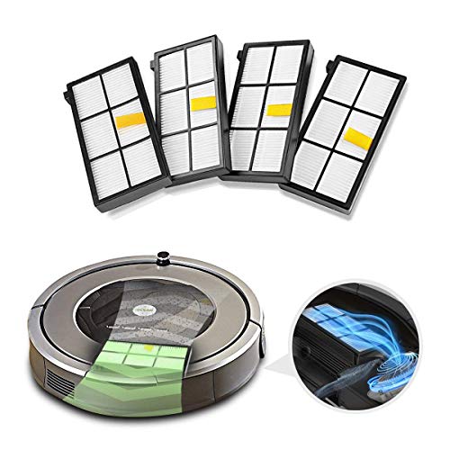MAXDIRECT Kit Recambios Cepillos Repuestos de Accesorios para iRobot Roomba Serie 800 900 - Pack Kit de 14 PCS.