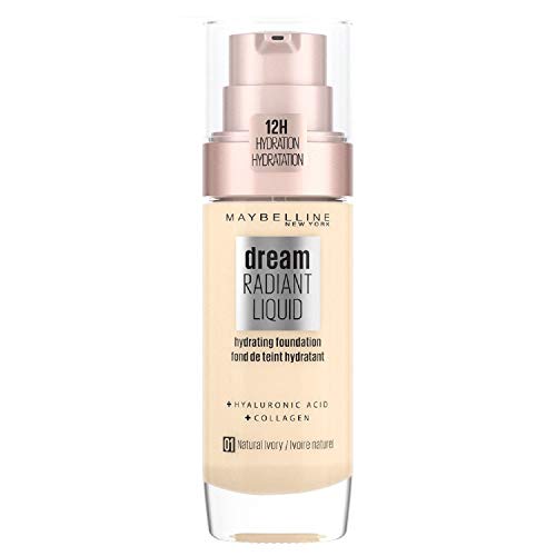 Maybelline Dream Satin Foundation Maquillaje Fluido 1 Natural Ivory