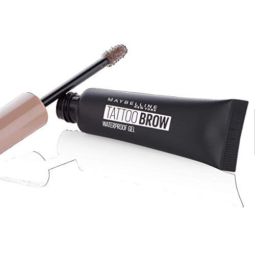 Maybelline MAY TAT.BROW WATERPROOF GEL NU 01 BLOND máscara para cejas Rubio - Máscaras para cejas (Rubio, BLOND, Definición, Larga duración, Cualquier género, EBC8B2, 22 mm)