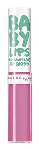 Maybelline New York Baby Lips, Gloss Labial, Moisturizing 30 Pink Pizzaz- 1 Gloss Labial