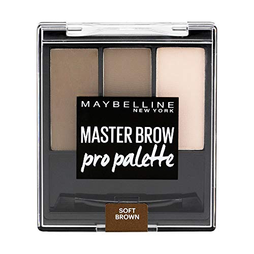 Maybelline New York Master Brow Pro Palette Design Kit NU3 Soft Brown Paleta do makijażu brwi