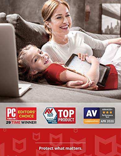 McAfee Total Protection 2020, 5 Dispositivos, 1 Año, Software Antivirus, Seguridad de Internet, Manager de Contraseñas, Seguridad Móvil, Compatible con PC/Mac/Android/iOS, Edición Europea, Descargable
