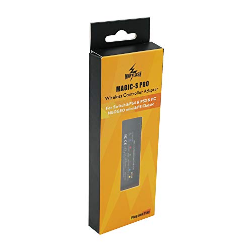 Mcbazel MAGIC-S Pro Wireless Controller Adapter for Nintendo Switch/PS4/PS3/PC/NEOGEO mini/PS Classic with Bottle Opener