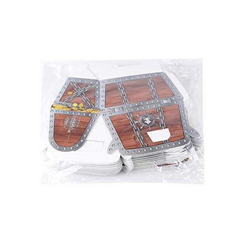 MEJOSER 30pcs 8 x 4 x 10,5cm Cajas de Cartón Cajas Piratas Caramelos Regalos Decoración Fiesta Cumpleaños