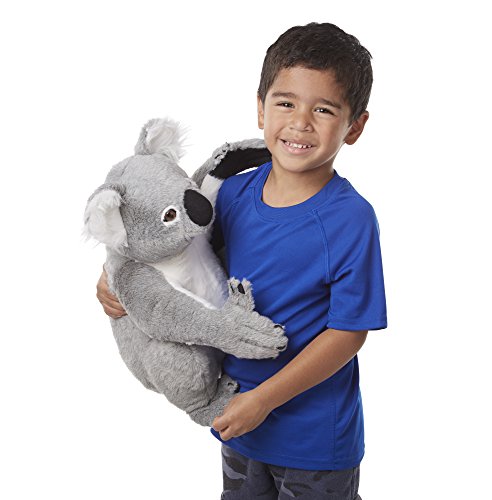 Melissa & Doug Lifelike Plush Koala Stuffed Animal, Multicolor (18806)