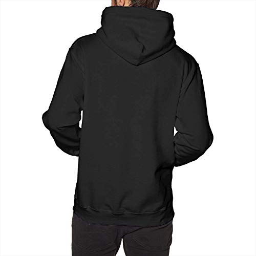 Men's Crew Sweatshirt, ACDC Design Mens Hoodies Sweatshirt Pullover Soft Cotton Black