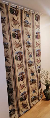 Mercatienda.es Cortinas de Calle Cosecha Trigo alpujarras de travillas, para Interior y Exterior del Hogar.