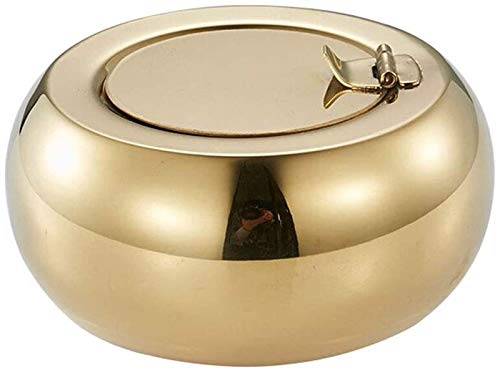 Mesa Cenicero Cenicero, cenicero inoxidable con tapa, Cigarrillos Cenicero for interiores o exteriores, Ash Soporte for los fumadores, escritorio fumadores Cenicero for la decoración del hogar Oficina