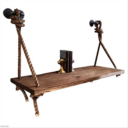 Mesas plegables mesa abatible pared El Cáñamo Cuerda Sólida Pared Colgante De Madera Escritorio De La Computadora, La Pared Del Estilo Mediterráneo Turística, Colgados De La Pared Simple Tabla De Pare