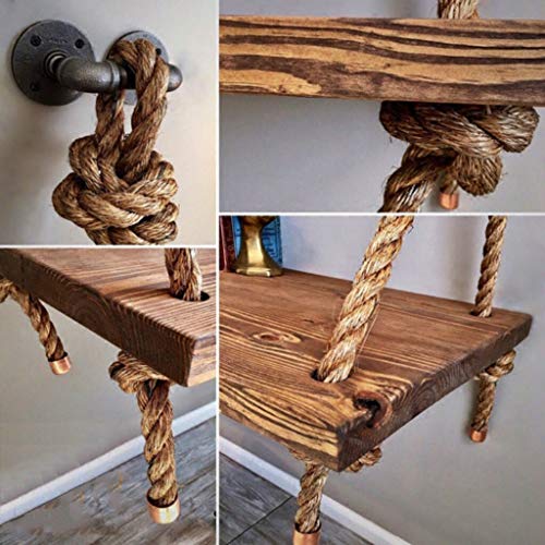Mesas plegables mesa abatible pared El Cáñamo Cuerda Sólida Pared Colgante De Madera Escritorio De La Computadora, La Pared Del Estilo Mediterráneo Turística, Colgados De La Pared Simple Tabla De Pare