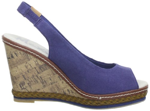 Mexx Key West 15 F7AWN002 - Sandalias de Lona para Mujer, Color Azul, Talla 41