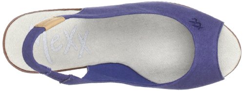 Mexx Key West 15 F7AWN002 - Sandalias de Lona para Mujer, Color Azul, Talla 41