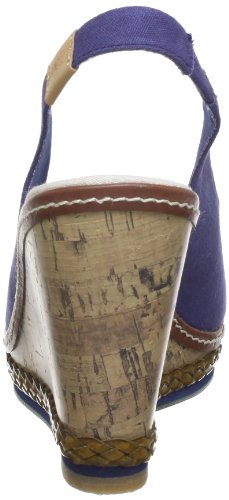 Mexx Key West 15 F7AWN002 - Sandalias de Lona para Mujer, Color Azul, Talla 41