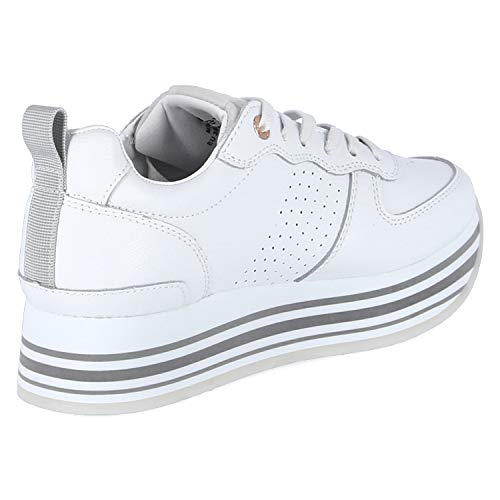 Mexx Low Eila - Zapatillas deportivas para mujer, color Blanco, talla 42 EU