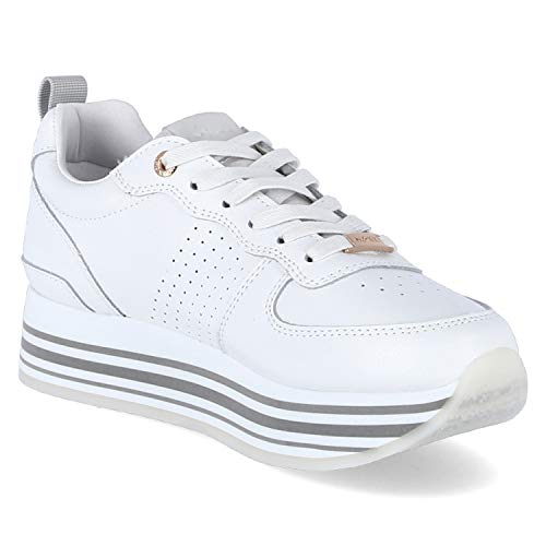 Mexx Low Eila - Zapatillas deportivas para mujer, color Blanco, talla 42 EU