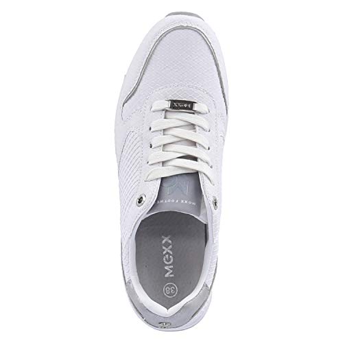 Mexx - Zapatillas bajas para mujer, color blanco