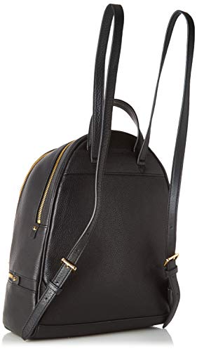 Michael Kors Rhea Zip, Mochila para Mujer, Negro (Black), 12.7x31.8x24.1 cm (W x H x L)