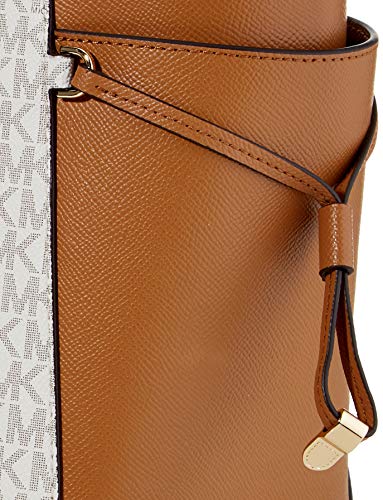 Michael Kors Voyager, EW TOTE para Mujer, Vainilla/Acrn, Small