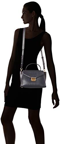 Michael Kors - Whitney Medium Satchel, Bolsos maletín Mujer, Azul (Admiral), 12.1x17.8x26 cm (B x H T)