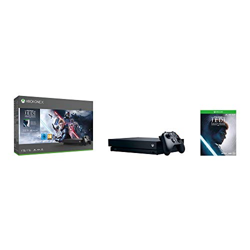 Microsoft - Consola 1 TB, Mando Inalámbrico + Star Wars Jedi: Fallen Order (Xbox One X)
