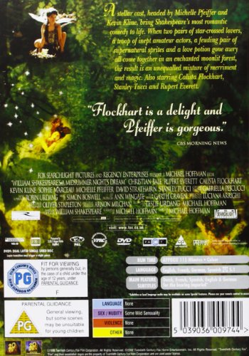 Midsummer Nights Dream A DVD [Reino Unido]