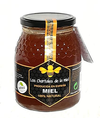 Miel pura de Extremadura 1 kg. Producida en España, sin aditivos, 100% natural. Altísima calidad, directa del productor