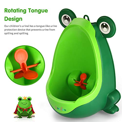 Mignon Grenouille garçons d'Lunette WC ou d'pour garçons Pee Trainer de Salle de Bain Enfants uninal avec Whirling Cible