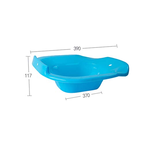 Mikelabo - Lavabo de baño para mujeres embarazadas, hemorroides, pacientes ancianos, evitar cuclillas, apto para inodoros universales, color azul, azul