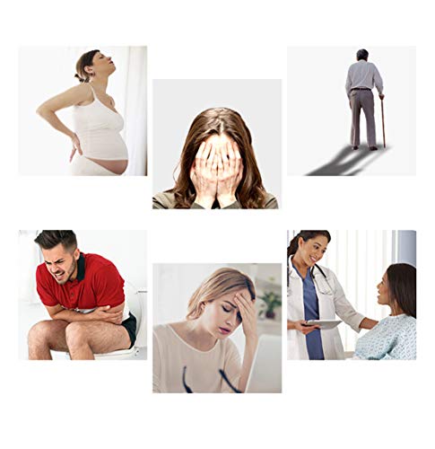 Mikelabo - Lavabo de baño para mujeres embarazadas, hemorroides, pacientes ancianos, evitar cuclillas, apto para inodoros universales, color azul, azul