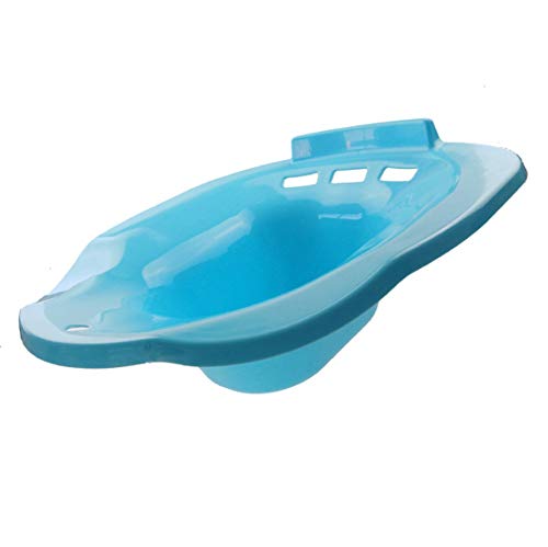 Mikelabo - Lavabo de baño para mujeres embarazadas, hemorroides, pacientes ancianos, evitar cuclillas, apto para inodoros universales, color azul, azul