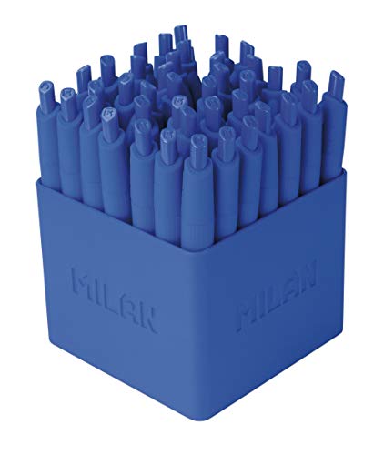Milan 936011 - Bolígrafo, color azul, pack de 40 unidades
