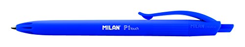 Milan Boligrafos P1 Touch 1mm, 2 Azul, 1 Negro, 1 Rojo, Multicolor, Pequeño, 4