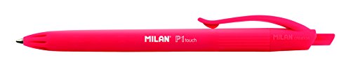Milan Boligrafos P1 Touch 1mm, 2 Azul, 1 Negro, 1 Rojo, Multicolor, Pequeño, 4