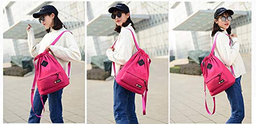 MILASIA Bolsa de Deporte Resistente al Agua, Bolsa de Deporte Unisex con cordón de Calidad para natación, Surf, Aguas Termales, Viajes, Senderismo y Camping.